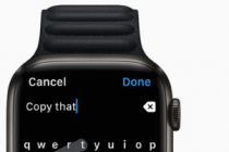 watchOS8.1默认为Scribble文本输入这不利于听写