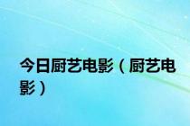 今日厨艺电影（厨艺电影）