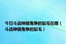 今日斗战神银角狰的鬃毛在哪（斗战神银角狰的鬃毛）