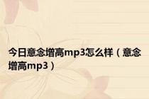 今日意念增高mp3怎么样（意念增高mp3）