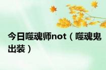 今日噬魂师not（噬魂鬼出装）