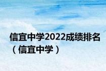 信宜中学2022成绩排名（信宜中学）