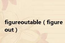 figureoutable（figureout）