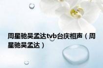 周星驰吴孟达tvb台庆相声（周星驰吴孟达）