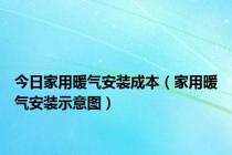 今日家用暖气安装成本（家用暖气安装示意图）