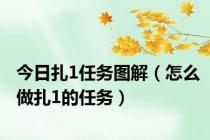 今日扎1任务图解（怎么做扎1的任务）