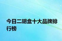 今日二胡盒十大品牌排行榜