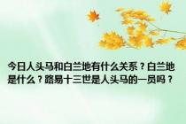 今日人头马和白兰地有什么关系？白兰地是什么？路易十三世是人头马的一员吗？