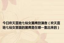 今日欢天喜地七仙女黑鹰扮演者（欢天喜地七仙女里面的黑鹰是在哪一集出来的）