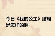 今日《我的公主》结局是怎样的啊