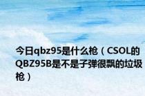 今日qbz95是什么枪（CSOL的QBZ95B是不是子弹很飘的垃圾枪）