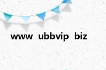 www  ubbvip  biz