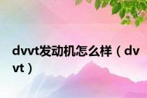 dvvt发动机怎么样（dvvt）