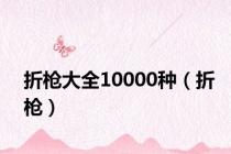 折枪大全10000种（折枪）