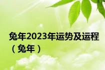 兔年2023年运势及运程（兔年）