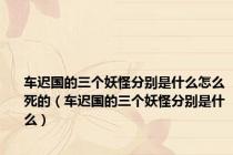 车迟国的三个妖怪分别是什么怎么死的（车迟国的三个妖怪分别是什么）