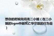 想你的时候问月亮二小姐（在二小姐的bgm中刷死亡华尔兹的行为是）