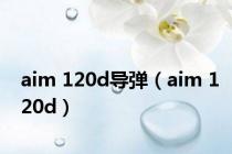 aim 120d导弹（aim 120d）