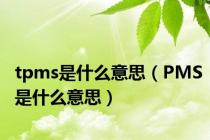 tpms是什么意思（PMS是什么意思）