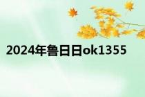 2024年鲁日日ok1355