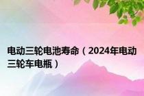 电动三轮电池寿命（2024年电动三轮车电瓶）