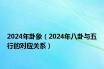 2024年卦象（2024年八卦与五行的对应关系）