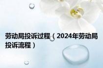 劳动局投诉过程（2024年劳动局投诉流程）