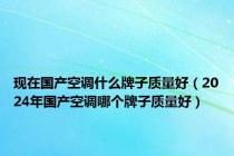 现在国产空调什么牌子质量好（2024年国产空调哪个牌子质量好）