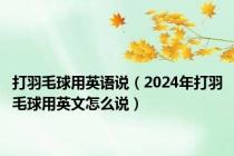 打羽毛球用英语说（2024年打羽毛球用英文怎么说）