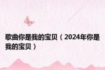 歌曲你是我的宝贝（2024年你是我的宝贝）