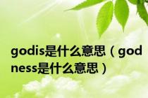 godis是什么意思（godness是什么意思）