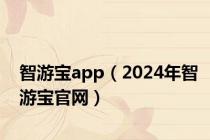 智游宝app（2024年智游宝官网）