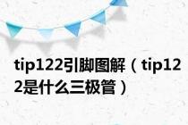 tip122引脚图解（tip122是什么三极管）