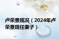 卢荣景现况（2024年卢荣景现任妻子）