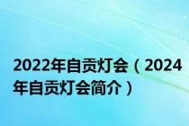 2022年自贡灯会（2024年自贡灯会简介）