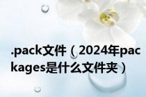 .pack文件（2024年packages是什么文件夹）