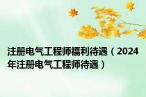 注册电气工程师福利待遇（2024年注册电气工程师待遇）