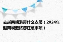 去越南岘港带什么衣服（2024年越南岘港旅游注意事项）