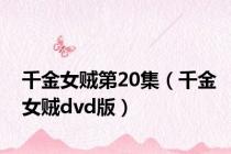 千金女贼第20集（千金女贼dvd版）