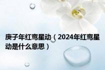 庚子年红鸾星动（2024年红鸾星动是什么意思）