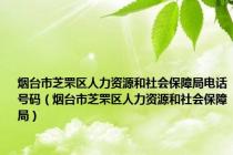 烟台市芝罘区人力资源和社会保障局电话号码（烟台市芝罘区人力资源和社会保障局）