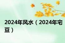 2024年风水（2024年宅豆）