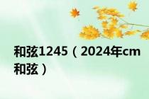 和弦1245（2024年cm和弦）