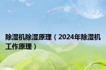 除湿机除湿原理（2024年除湿机工作原理）