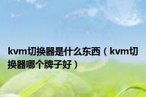 kvm切换器是什么东西（kvm切换器哪个牌子好）