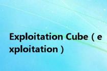 Exploitation Cube（exploitation）