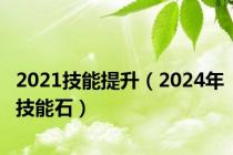 2021技能提升（2024年技能石）