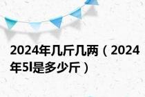 2024年几斤几两（2024年5l是多少斤）