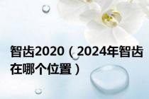 智齿2020（2024年智齿在哪个位置）