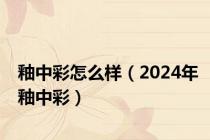 釉中彩怎么样（2024年釉中彩）